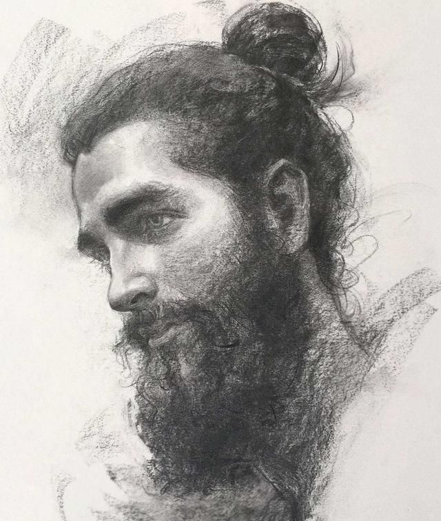 香港旅美艺术家Olive Sin肖像素描专辑
