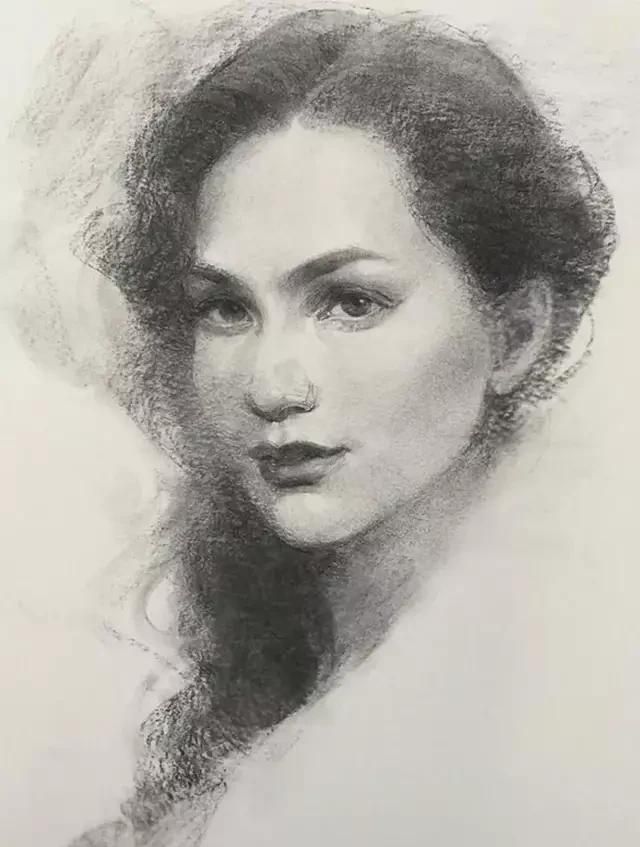 香港旅美艺术家Olive Sin肖像素描专辑