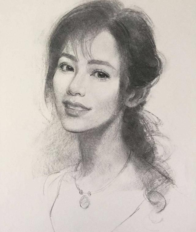 香港旅美艺术家Olive Sin肖像素描专辑