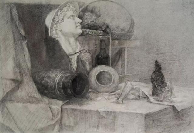 18年西安美术学院素描留校作品精选
