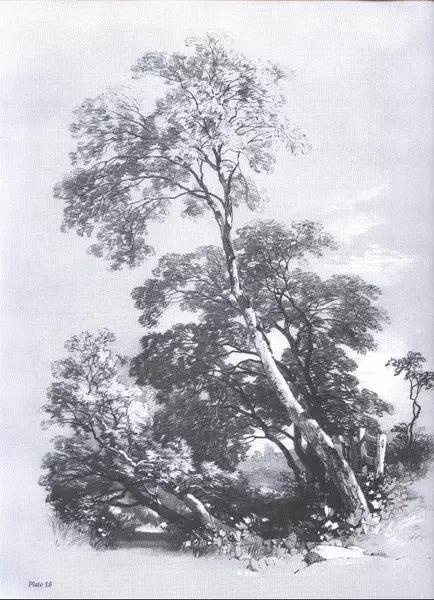 40张经典素描风景图，快来临摹吧