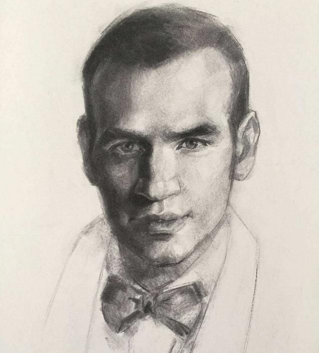 香港旅美艺术家Olive Sin肖像素描专辑