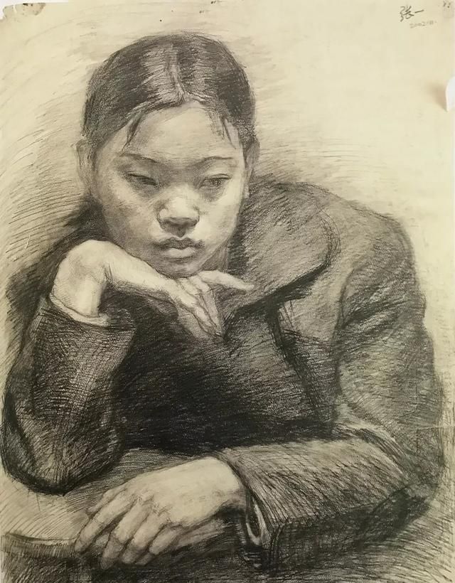 中央美术学院附中——素描人像作品精选