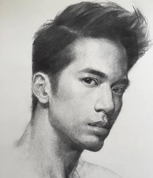 香港旅美艺术家Olive Sin肖像素描专辑