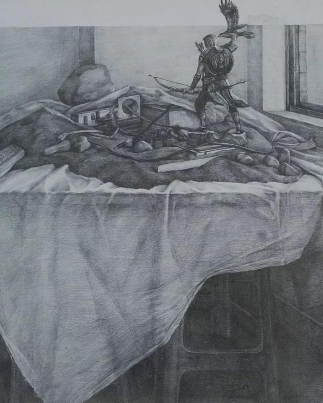18年西安美术学院素描留校作品精选