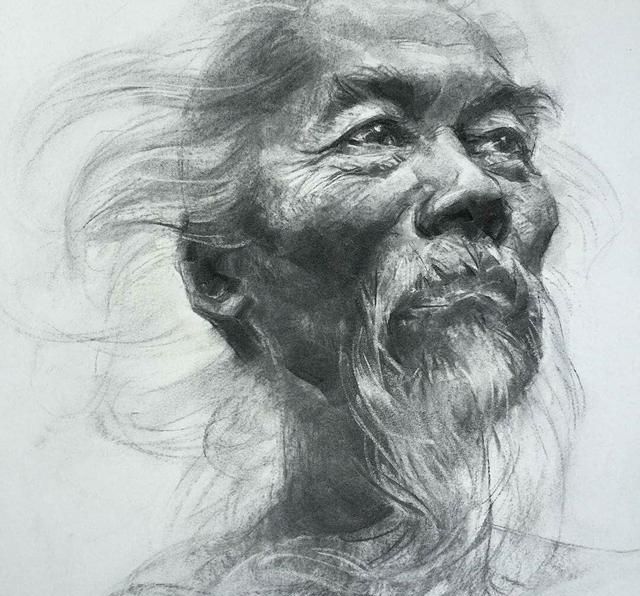 香港旅美艺术家Olive Sin肖像素描专辑
