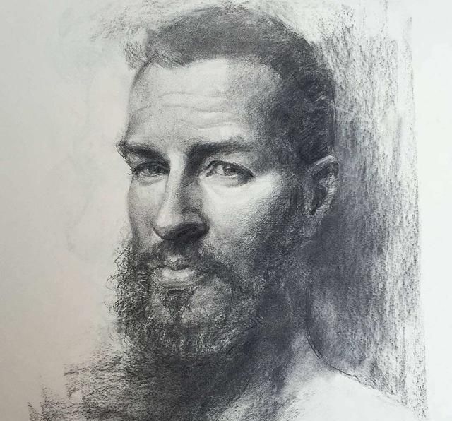 香港旅美艺术家Olive Sin肖像素描专辑