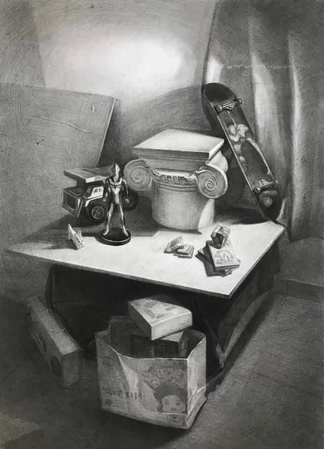 18年西安美术学院素描留校作品精选