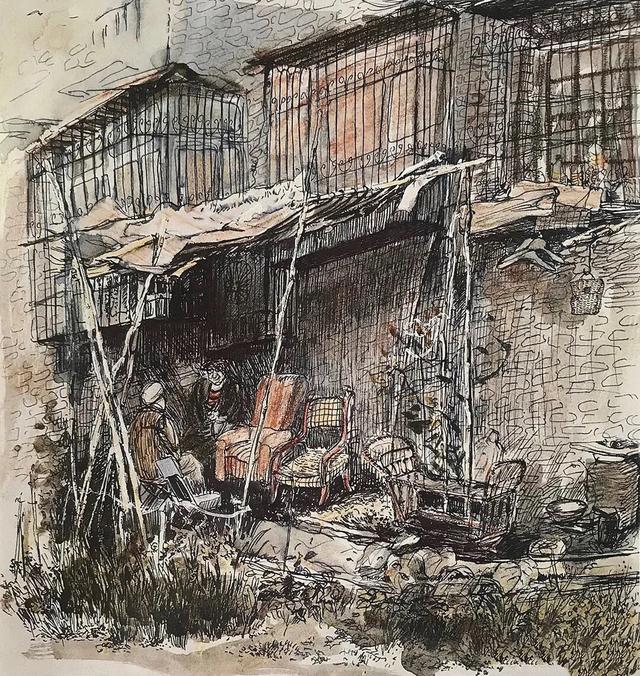 中央美术学院附中速写作品选（上）