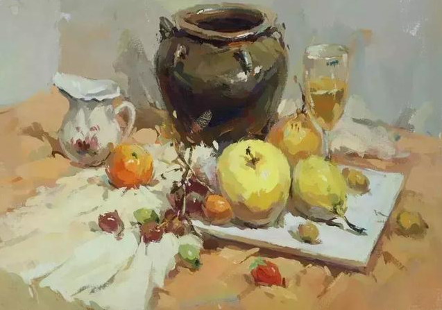 色彩静物,色彩培训,美术联考色彩