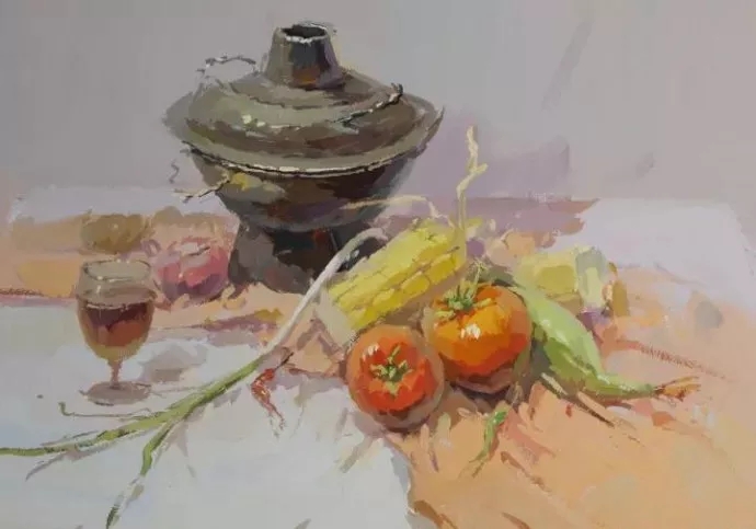 色彩静物,色彩培训,美术联考色彩