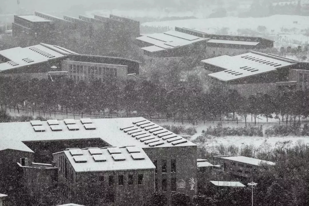湖北美术学院雪景